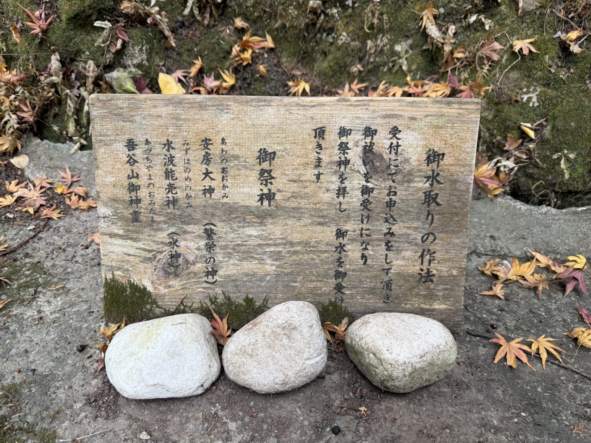 安房神社 水取り