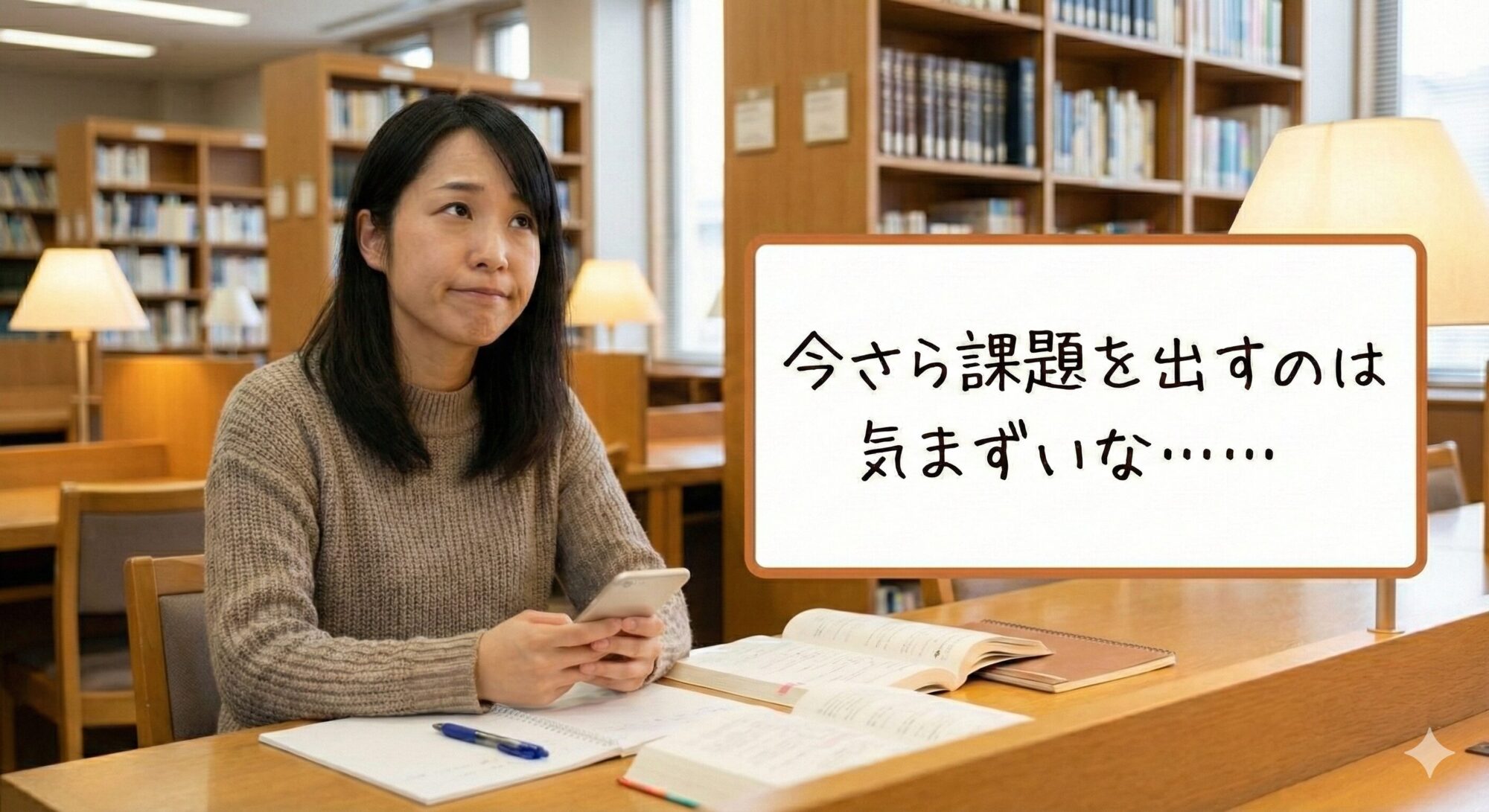 姓名判断講座の課題提出が遅れて連絡を迷う受講生
