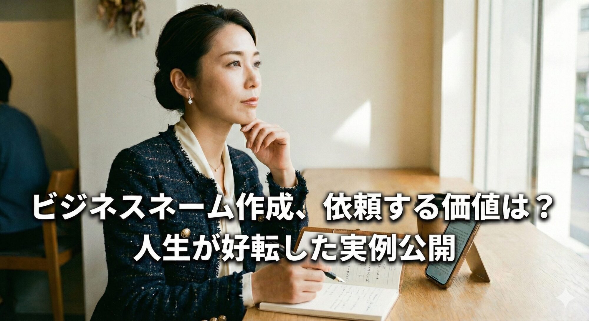 ビジネスネーム作成 姓名判断による開運鑑定のイメージ